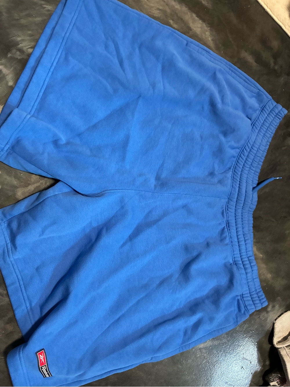 Reebok Blue Athletic Shorts with Drawstring